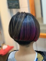 リラ ヘア サロン(rela hair salon)&nbsp;刈りボブ×セクショングラデーション