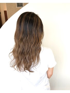 ヘアーラウンジ プレ(Hair Lounge Ple) コントラストバレイヤージュ
