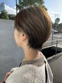ブリック ヘアアンドスパ(BRICK HAIR&SPA)&nbsp;耳掛けショート。