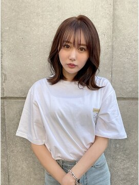 ロム(Rom.) レイヤーボブくびれミディ☆シースルーバング