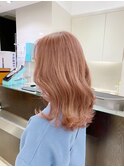卒業までに一度はやってみたい☆ピンクベージュ