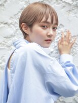 カライング(ing)&nbsp;大人可愛い20代30代40代黒髪前下がりひし形小顔ボブ丸みショート