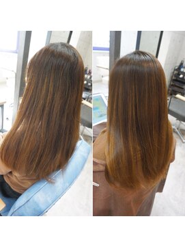 ヘアテリア リュウ 大塚(hair teria ryu) 面を整えてツヤ髪・表面髪質改善ストレート