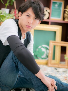 カバーヘア ブリス 北浦和(COVER HAIR bliss) ビジネスでも◎ツーブロックくせ毛ショートc5北浦和20代30代40代
