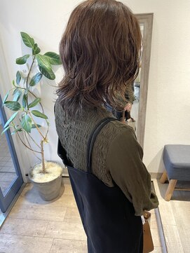 メルト 吉祥寺(melt) 大人可愛いウルフレイヤーカットコテ巻き風パーマくせ毛風パーマ