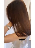 20代 30代 40代 ペールベージュ 似合わせカット 顔周りレイヤー