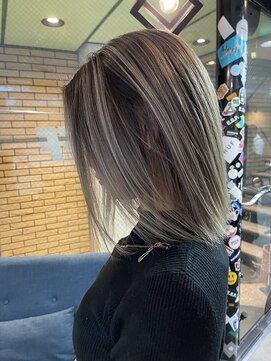 ラフ(LAFF) #黒髪#ボブルフ#ネビージュ#小顔#ワンレン