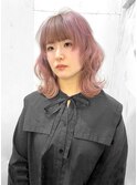 pink × beige