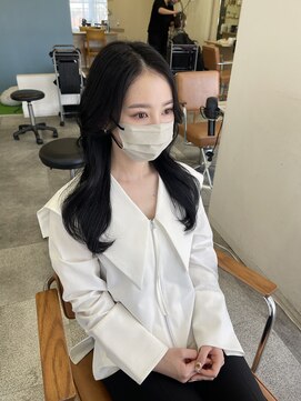 シェノン 武庫之荘(CHAINON) *ヨシンモリ/ブルーブラック/ふんわりカール*