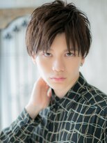 メンズヘア ビーセカンド 草加店(MENS HAIR B-2)&nbsp;グレーベージュで透明感UP！計算ずくフェザーマッシュT草加