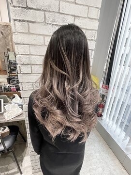 フェリア 渋谷(Feria) 【Feria渋谷】ミルクティーバレイヤージュ☆渡邉悟