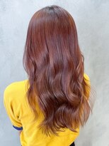 アイティーバイアルバム 北千住店(IT by ALBUM)&nbsp;ピンクブラウン_斜めバンググレージュカラー_ba465211