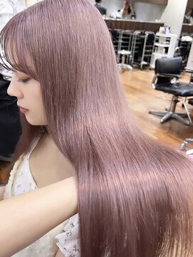 サイン 渋谷(SIGN) ザクザクレイヤーカット巻き方簡単ロング韓国アイドル表参道渋谷