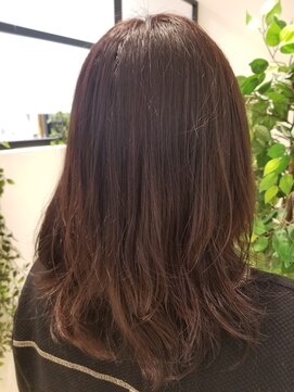 ビーズカラー イオンタウン米沢駅前店 ソーレカラー　ベリーショコラ8トーン