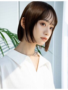 レノラ 本町(LENORA) 20代30代大人かわいいナチュラル暗髪エアーストレートヘア