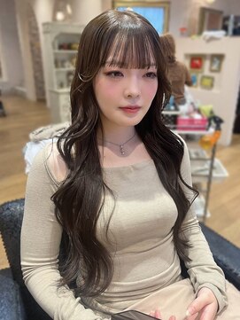 リタ(Lita) ★大人可愛いオリーブグレージュ/韓国ヘア