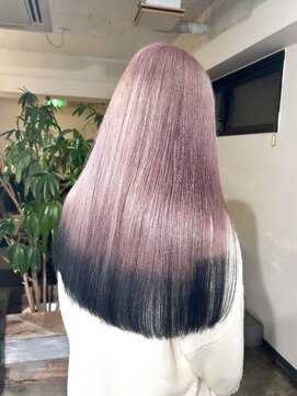 ザ オーダー(THE ORDER) デザインカラー/裾カラー/エンドカラー/ホワイトピンクカラー