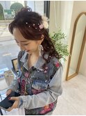 博多ヘアアレンジ/結婚式ヘアアレンジ/卒業式ヘア/髪質改善