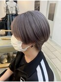 メンズハイトーン　シルバーカラー　Wカラー　横浜