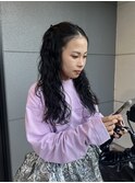 カーリーパーマ癖毛風パーマニュアンスパーマくるくるパーマ