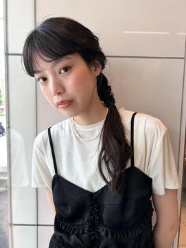 オリジン サロン(THE ORIGIN'S SALON) 編みおろしヘアアレンジ ロング