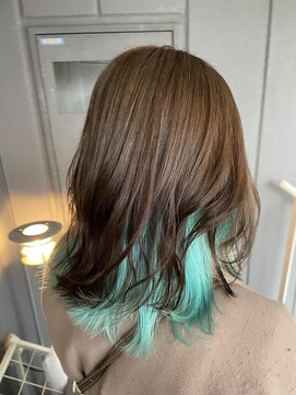 オレンジクラッカー(Orange Cracker) ターコイズカラー