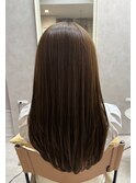 髪質改善カラー+似合わせカット+補強TR
