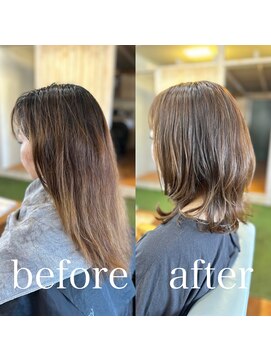 スミカ(sumica) #ベージュカラー #くびれヘア #イメチェン
