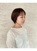 丸みショート　コーラルピンク