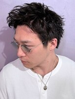 ディスイズバーバー(THIS IS BARBER)&nbsp;ツイストピンパーマ スパイキーショート アップバング【札幌】