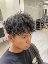 オーシャントーキョー ホワイト 原宿(OCEAN TOKYO WHITE)&nbsp;ツイストスパイラルシースルー刈り上げマッシュ