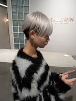 エン 栄店(enne)&nbsp;ホワイトシルバー×マッシュ