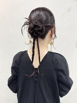 シアー(sheer)&nbsp;《sheer/大黒》#ヘアセット#カチモリ#ねじり編み