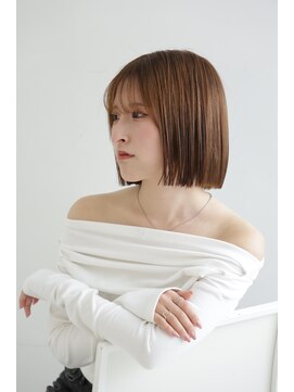 切りっぱなしボブ