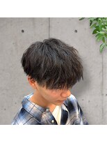 ヘアリゾートハピネス 前下がりマッシュ