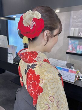 ケンジ 横浜(KENJE) 卒業式/タイトヘア/シニヨン/袴ヘア/着物ヘア