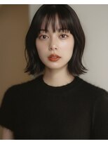 フレイムス ヘアアンドリラックス 吉川店(Frames hair&relax)&nbsp;ボブ×20代３0代40代×ヘイリーボブ×チョコレートブラウン
