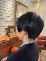 ヘアメイク フレンシア(hair make flencia)&nbsp;清潔感あふれる黒髪マッシュショート【110スタイル】