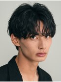 渋谷メンズパーマフェザーパーマシャドウパーマセンターパート