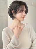  say.イメチェンショートボブ耳掛けショートハッシュカット