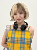 透明感カラー髪質改善ダブルカラー韓国レイヤーカット前髪顔周り