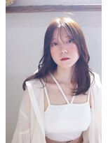 ラシエル 両国店(Laciel)&nbsp;艶髪ダークブラウン×顔まわりレイヤー