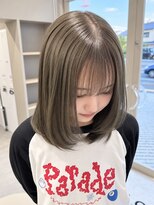 ルトワフクロマチ(Lutowa Fukuromachi)&nbsp;ダークパープル/ナチュラルショート/ミルクブラウン/夏/袋町