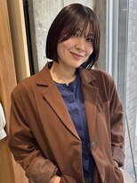 ニディ(Nide)&nbsp;マロンベージュ｜ボブ｜タイトボブ｜髪質改善｜秋冬カラー｜西宮