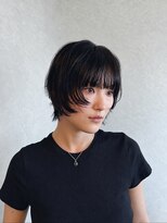 ヘアメイクボッカ(hair make Bokka)&nbsp;小松／黒髪ショートウルフ×顔周りレイヤー