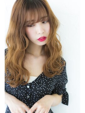 プライズ 池袋店(prize) ガーリーナチュラルベージュ無造作スパイラル斜めバング13