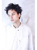 ワイルドアップバング・サイドパートショート