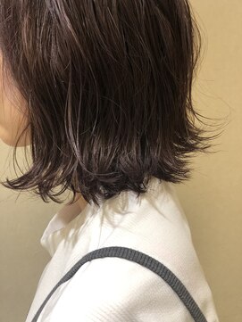 スーパーカット 元町店(SUPER CUT) 切りっぱなしボブ☆ムラサキカラー