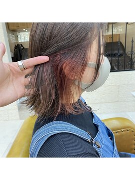 ティンク 天神(Tink) Masaki担当 ボブ×インナーカラー