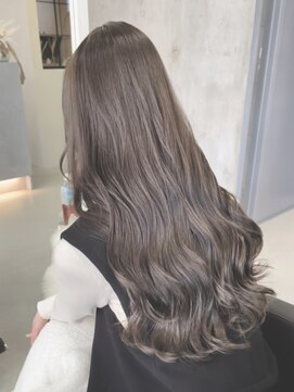 ジィルム(XELM) イルミナ+髪質改善カラー 透明感グレージュ【高崎】